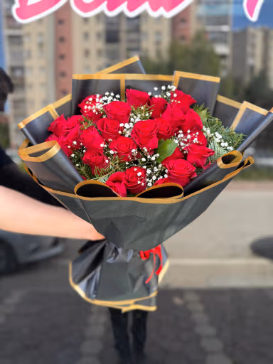 25 Li Gül Buketi